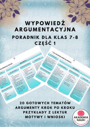 wyopowiedŹ argument | jĘzyk polski | 200 fiszek (kopia)